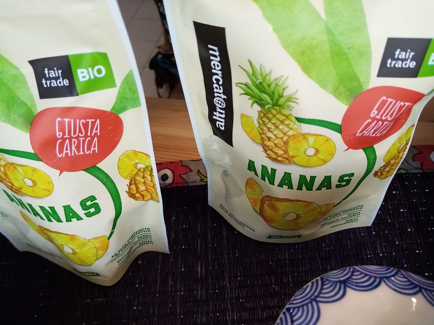 Ananas essiccato biologico equo solidale spesa domicilio