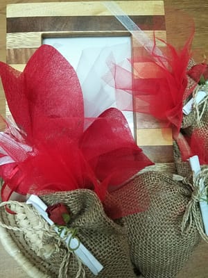 Esempio di bomboniere confezionate