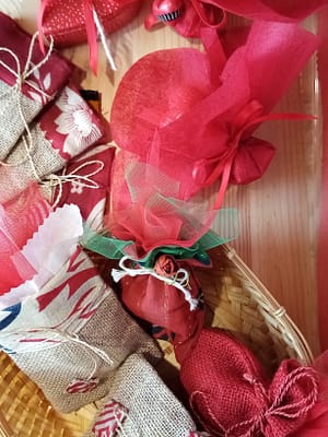 Esempio di bomboniere confezionate