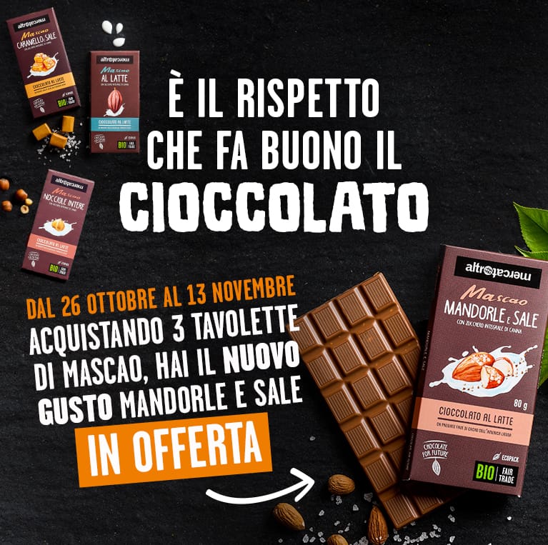 16 tavolette di cioccolato possono cambiare il futuro di tutti